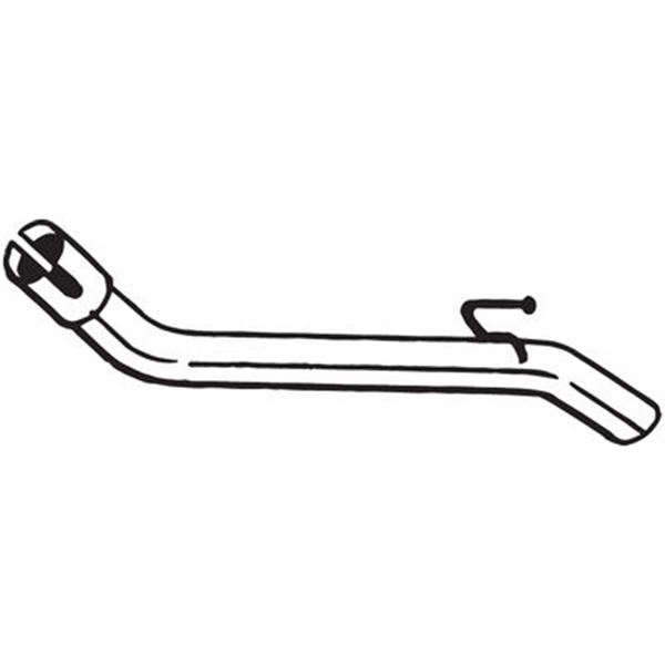 1 tuyau d'échappement Bosal 700219