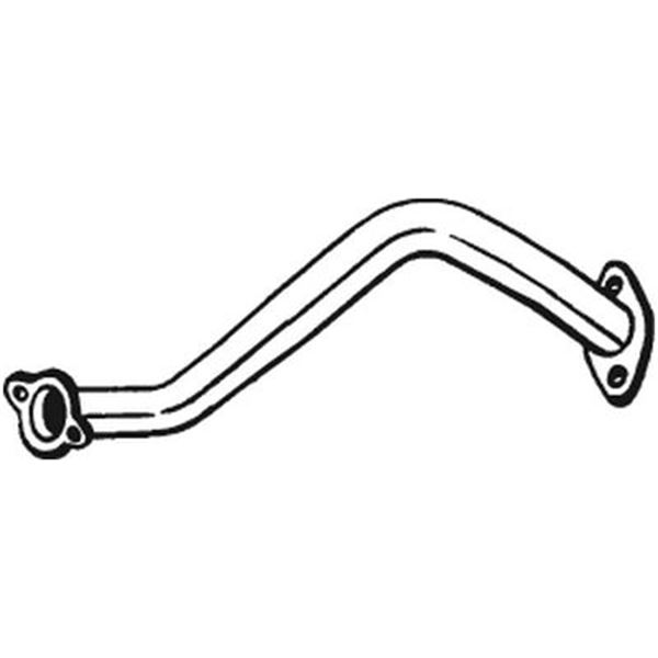 1 tuyau d'échappement Bosal 750271
