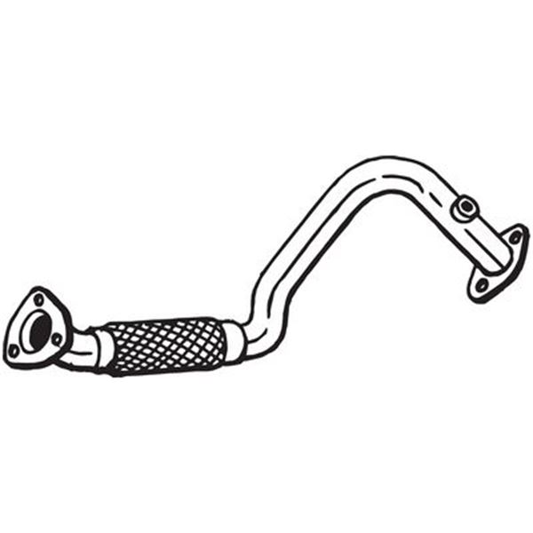 1 tuyau d'échappement Bosal 750307