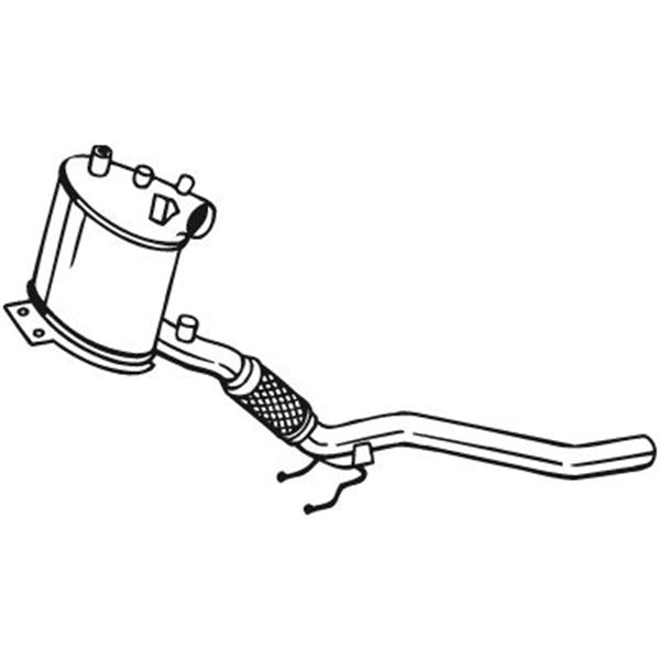 1 filtre à particules Bosal 097362