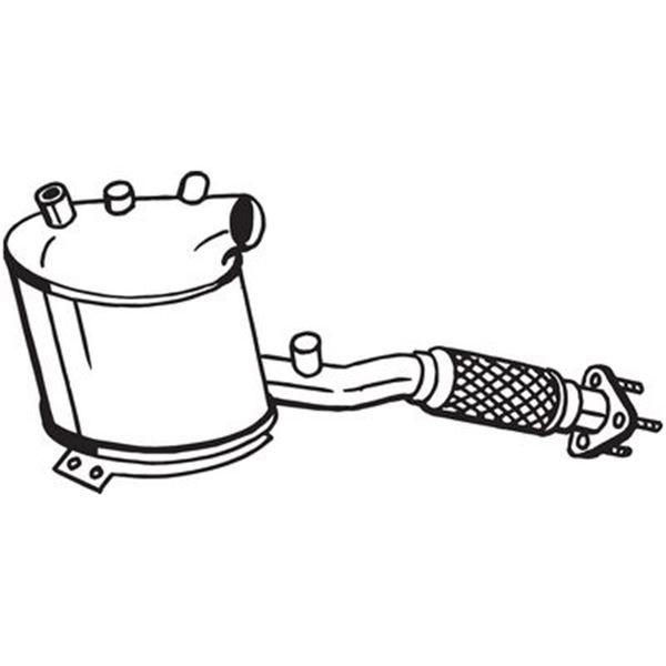 1 filtre à particules Bosal 097366