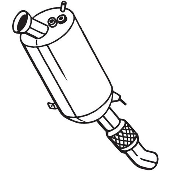 1 filtre à particules Bosal 097582