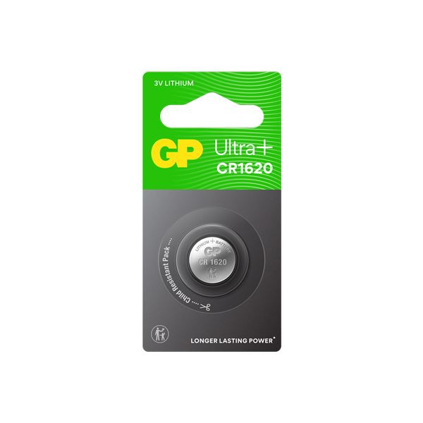 Pile bouton lithium GP CR 1620 3V