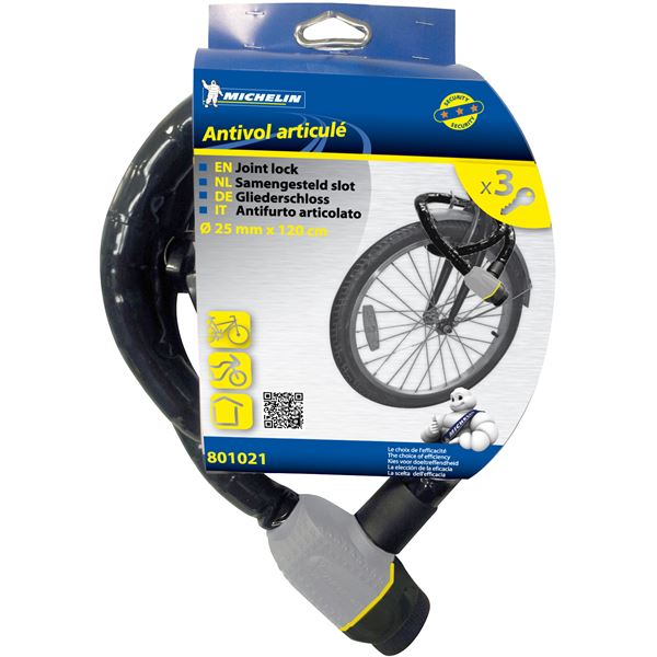 Antivol articulé 1200 mm diamètre 25 mm Michelin