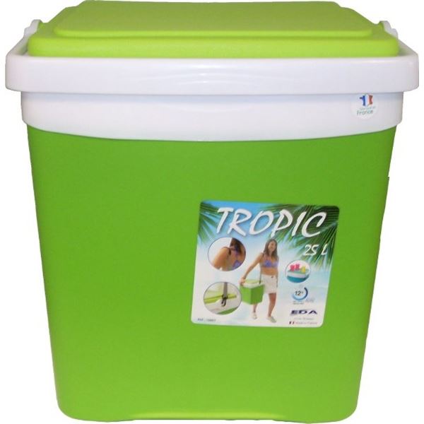 Glacière passive EDA Tropic verte 25 litres