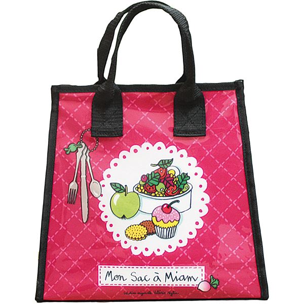 Sac isotherme 5 litres Miam framboise Zigoh