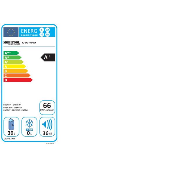 Glacière électrique 12/24/230V Mobicool W40 39 litres A++