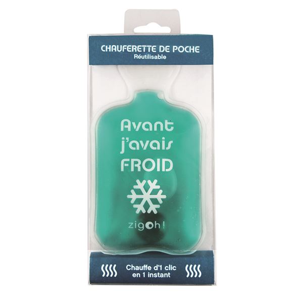 Chaufferette Zigoh Verte Jamais Froid
