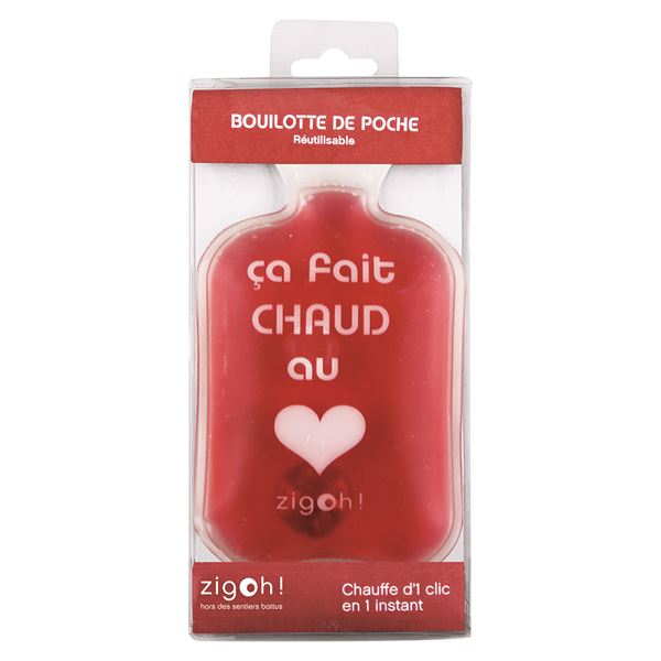 Chaufferette Zigoh Rouge Chaud au Cœur