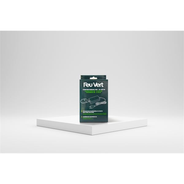 Convertisseur 220/230V 12V 5A Feu Vert