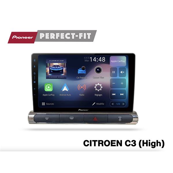 Kit interface et faisceaux pour citroen c3 aircross 2016>2021 version high