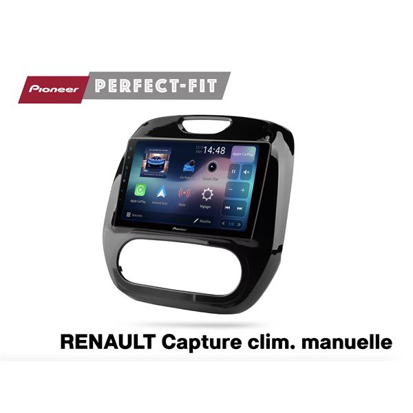 Kit interface et faisceaux pour renault captur 2013-2019 clim auto et manuel sauf autoradio r-link