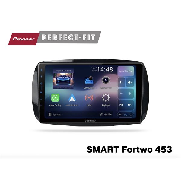 Kit interface et faisceaux pour smart for two 453 2015-2022 sauf navigation r-link