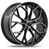 Jante aluminium Infiny 18 pouces Noir Brillant Face Polie Maxx