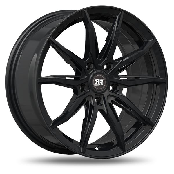 Jante aluminium Racer 16 pouces Noir Brillant Attak