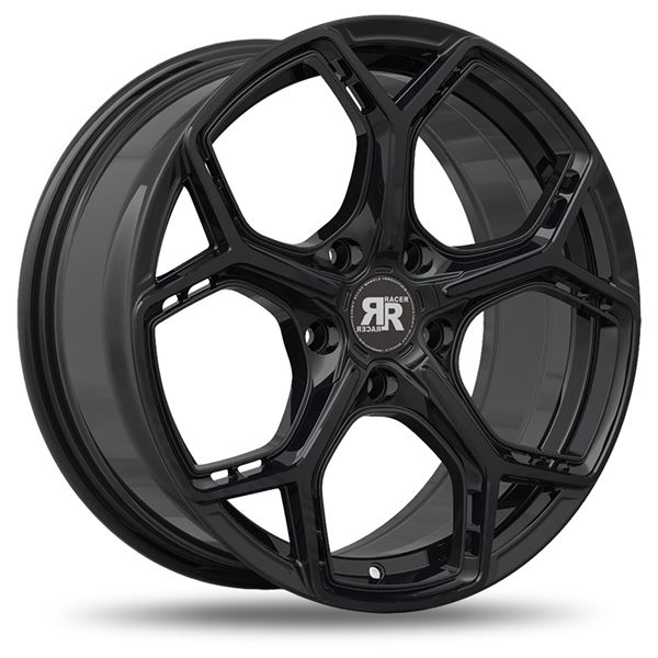 Jante aluminium Racer 16 pouces Noir Brillant Rocket