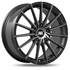 Jante aluminium Racer 16 pouces Noir Face Polie Turismo