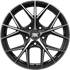 Jante aluminium Racer 16 pouces Noir Face Polie Maxion