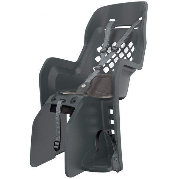 Porte-bébé sur porte-bagages Joy gris foncé Polisport