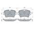 4 plaquettes de frein avant Bosch BP1791