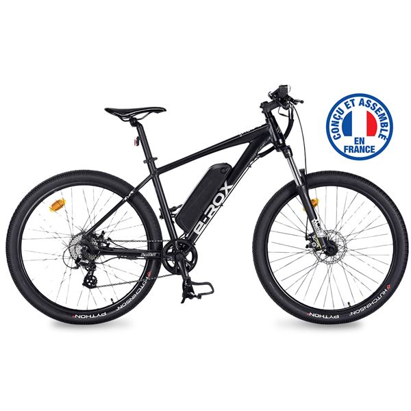 VTT électrique mixte Feu Vert E-rox 80 taille 50 (L) noir