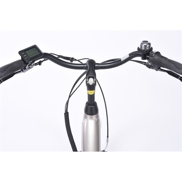 Vélo de ville électrique mixte Feu Vert E-Roll 72 champagne