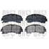 4 plaquettes de frein avant Quinton Hazell BP1932