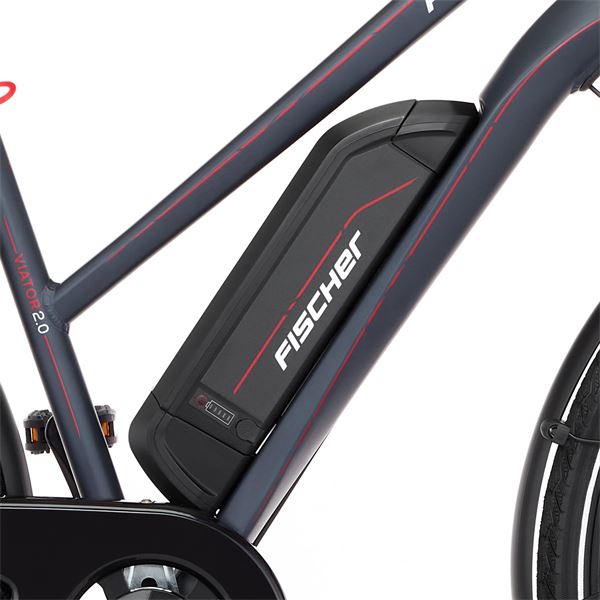 VTC électrique mixte Fischer Viator 2.0 422 Wh cadre bas taille 44