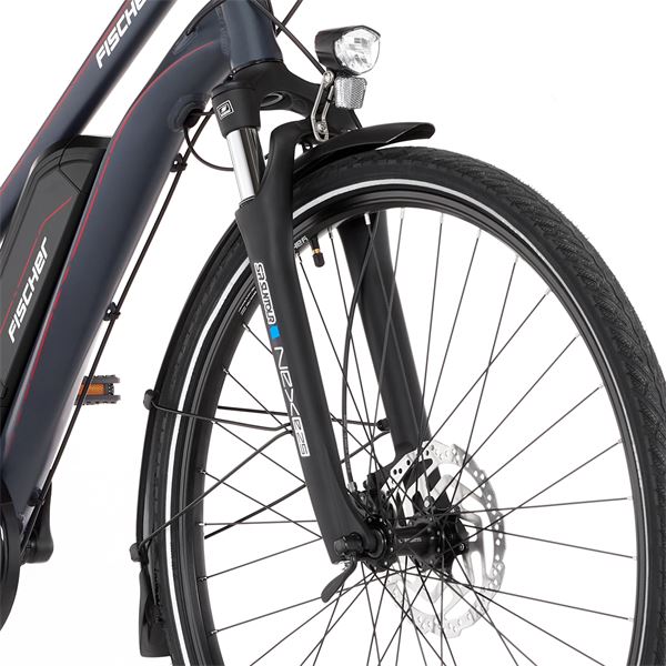 VTC électrique mixte Fischer Viator 2.0 422 Wh cadre bas taille 44