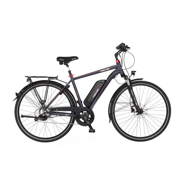VTC électrique mixte Fischer Viator 2.0 557Wh cadre haut taille 50