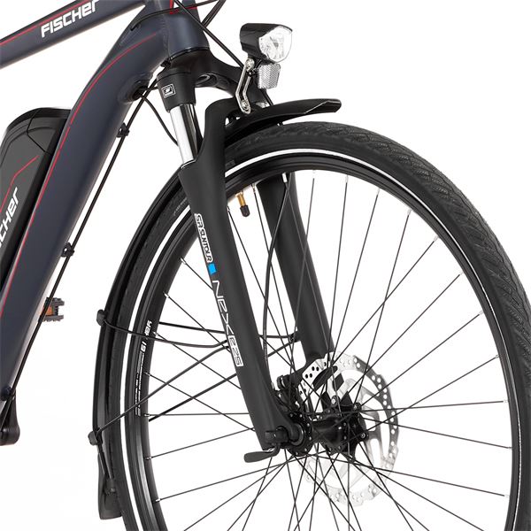 VTC électrique mixte Fischer Viator 2.0 557Wh cadre haut taille 50
