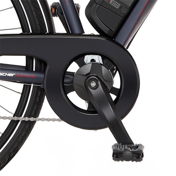 VTC électrique mixte Fischer Viator 2.0 557Wh cadre haut taille 50