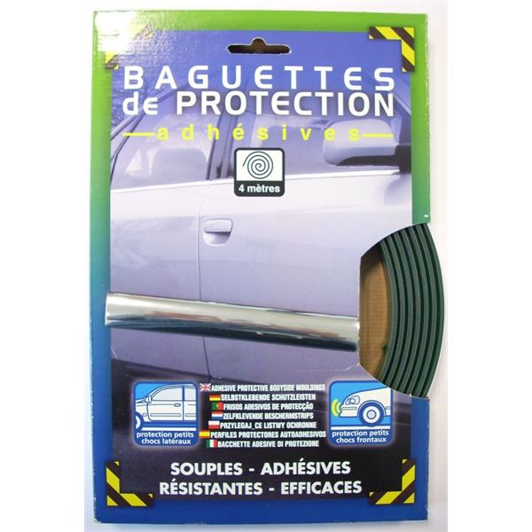 Baguette de protection adhésive chromée 20mm x 4ml