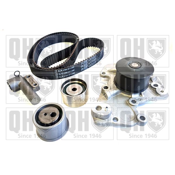 1 Kit de distribution + 1 pompe à eau Quinton Hazell QBPK9270