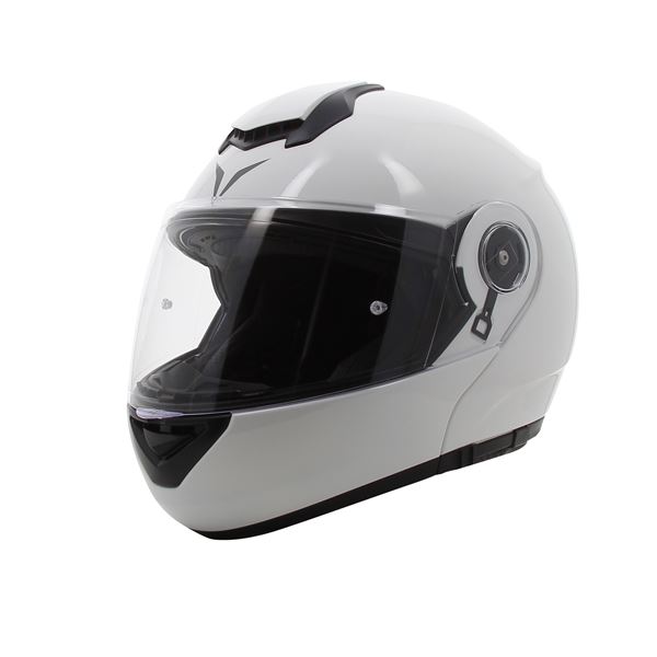 Casque moto modulable Switch blanc brillant NOVIC taille XS