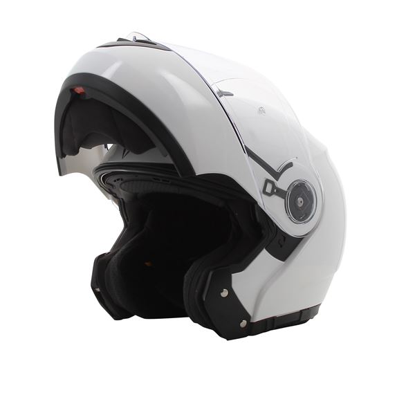 Casque moto modulable Switch blanc brillant NOVIC taille 2XL