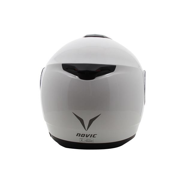 Casque moto modulable Switch blanc brillant NOVIC taille 2XL