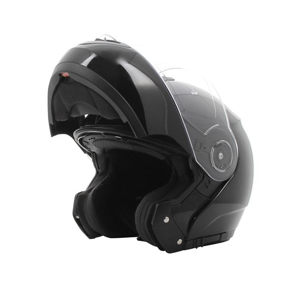 Casque moto modulable Switch noir brillant NOVIC taille L