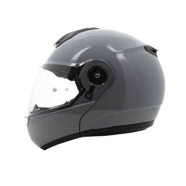 Casque moto modulable Switch gris brillant NOVIC taille XL