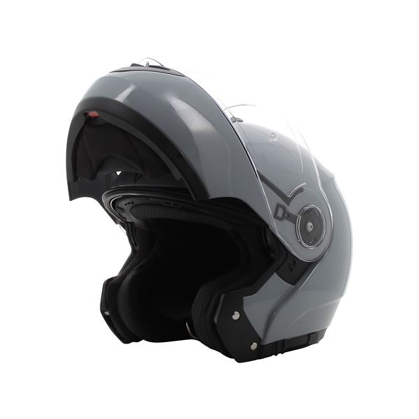 Casque moto modulable Switch gris brillant NOVIC taille 2XL