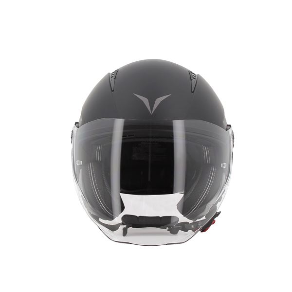 Casque moto jet Rever noir mat NOVIC taille M