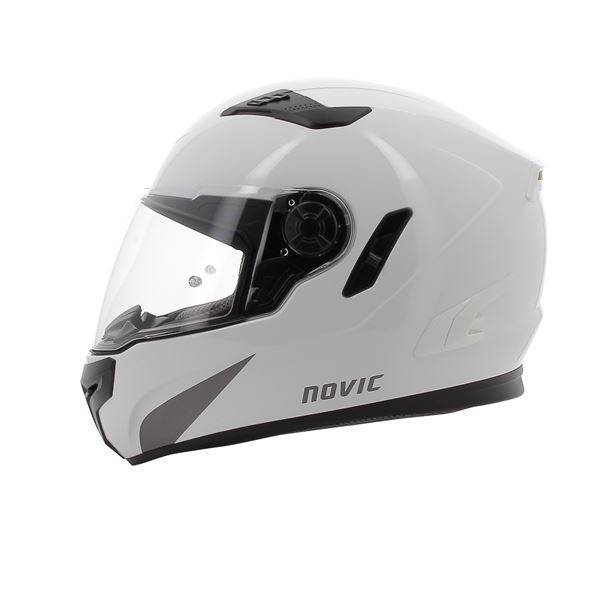 Casque moto intégral Rever blanc brillant NOVIC taille M