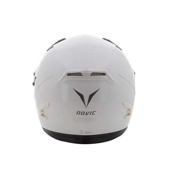 Casque moto intégral Rever blanc brillant NOVIC taille L