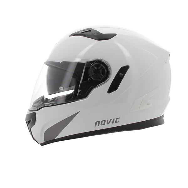 Casque moto intégral Rever blanc brillant NOVIC taille XL