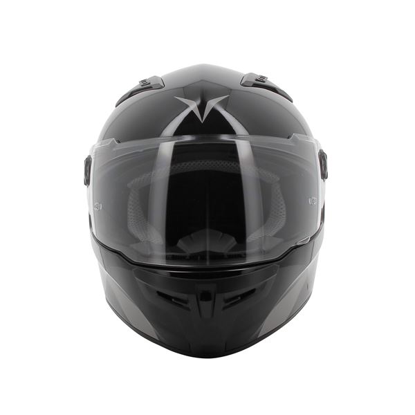 Casque moto intégral Rever noir brillant NOVIC taille M