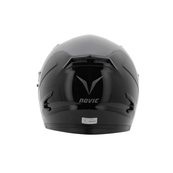 Casque moto intégral Rever noir brillant NOVIC taille L