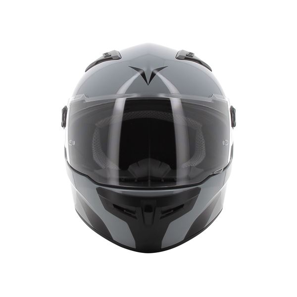 Casque moto intégral Rever gris brillant NOVIC taille S
