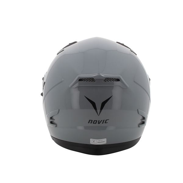 Casque moto intégral Rever gris brillant NOVIC taille 2XL