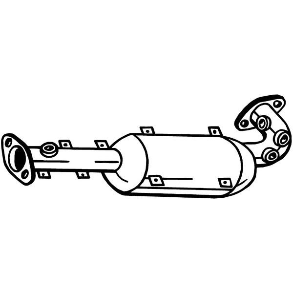 1 filtre à particules Bosal 097114