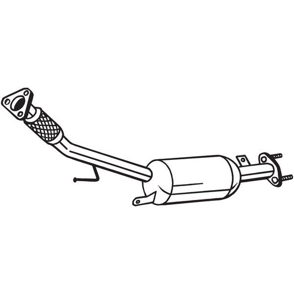 1 filtre à particules Bosal 097176